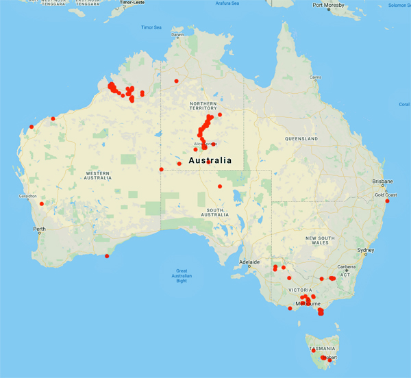 collecting locality map for XXXX