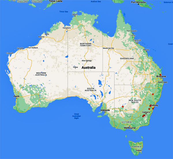 collecting locality map for 'Selkirk, P.'