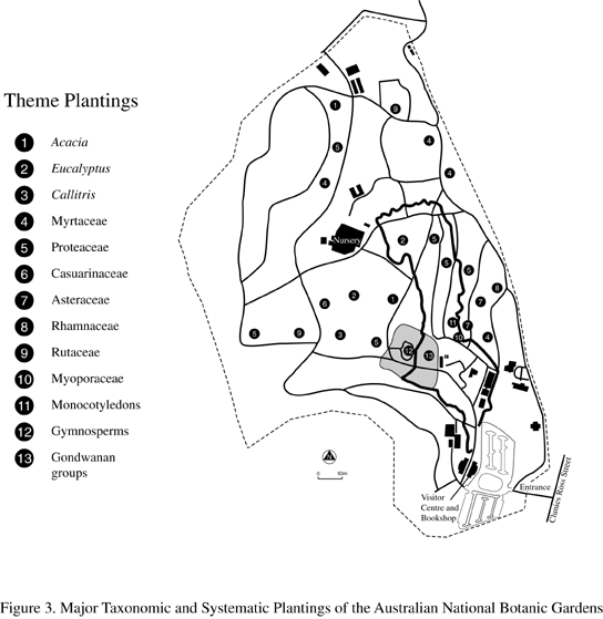 map ANBG plantings