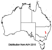 Zieria obcordata distribution